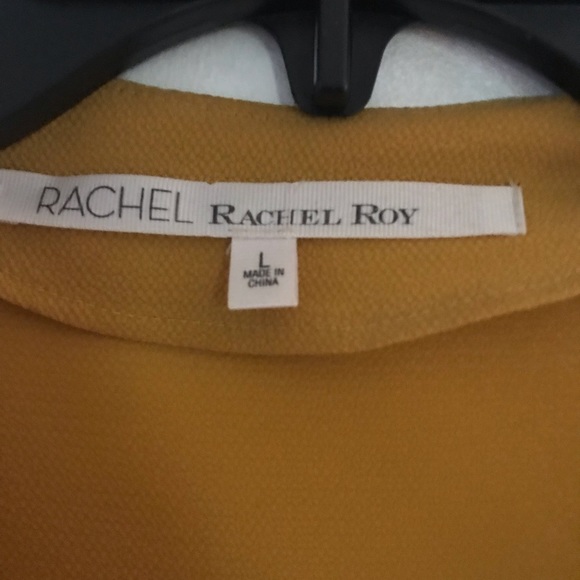 Gorgeous Rachel Roy LS Mustard Colored Dress - Picture 2 of 2